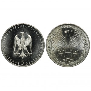 Set, Germany, FRG, 5 Mark (2 pcs.)