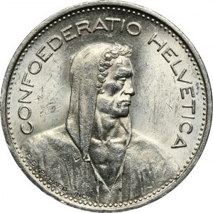 Schweiz, 5 Franken Bern 1951 B