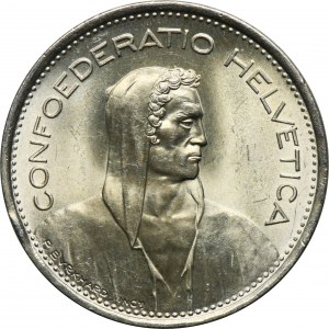 Schweiz, 5 Franken Bern 1969 B