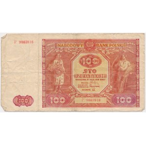 100 zloty 1946 - P -.