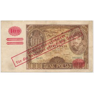100 gold 1932(9) - Ser. AH. - false occupation reprint - AH -.