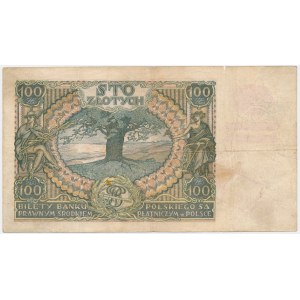 100 Gold 1932(9) - Ser. AH. - Falsche Besetzung Nachdruck - AH -.