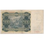 500 złotych 1940 - A 0019270 - niski numer