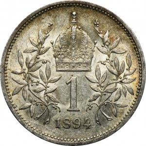 Austria, Franz Josef I, 1 Corona Wien 1894