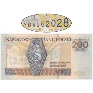 200 złotych 1994 - YB - seria zastępcza