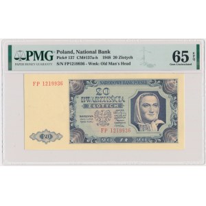 20 gold 1948 - FP - PMG 65 EPQ