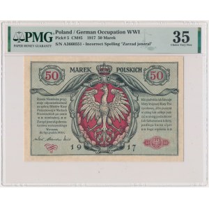 50 Mark 1916 - General - A - PMG 35