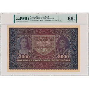 5.000 Mark 1920 - II Serie C - PMG 66 EPQ