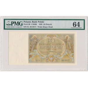 10 gold 1929 - Ser.EL. - PMG 64