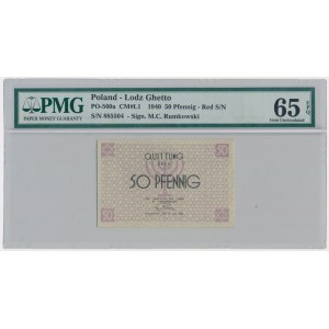 50 Pfennig 1940 - red serial - PMG 65 EPQ