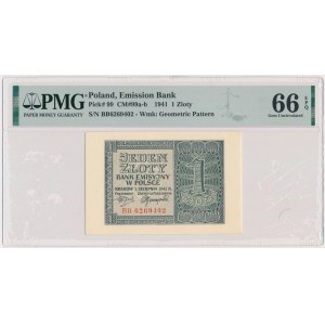 1 gold 1941 - BB - PMG 66 EPQ