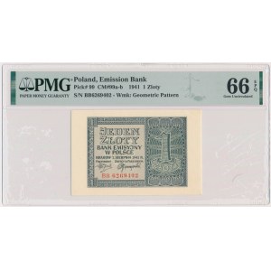 1 złoty 1941 - BB - PMG 66 EPQ