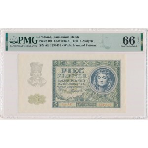 5 Gold 1941 - AE - PMG 66 EPQ