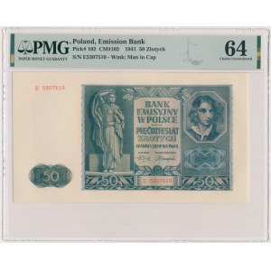 50 złotych 1941 - E - PMG 64