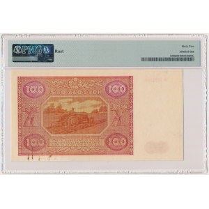 100 złotych 1946 - D - PMG 62