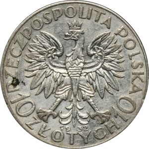 Kopf einer Frau, 10 Zloty Warschau 1932