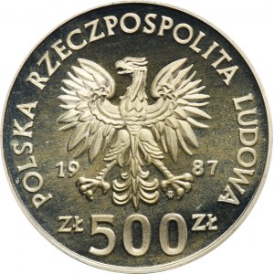 500 zloty 1987 European Football Championship.