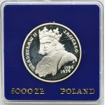 5.000 Gold 1989 Wladyslaw II. Jagiello, Büste