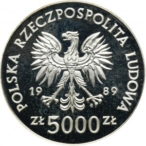 5.000 złotych 1989 Toruń - Mikołaj Kopernik