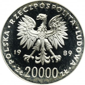 20.000 złotych 1989 Mistrzostwa Świata w piłce nożnej Włochy 1990