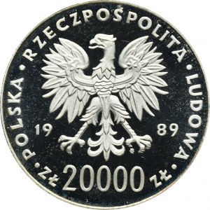 20.000 złotych 1989 Mistrzostwa Świata w Piłce Nożnej Włochy 1990