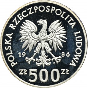 500 złotych 1986 Mistrzostwa Świata w Piłce Nożnej Meksyk