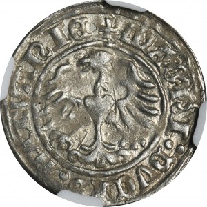 Sigismund I. der Alte, halber Pfennig Vilnius 1510 - NGC MS62