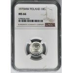 10 Pfennige 1975 - NGC MS66