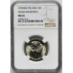 10 złotych 1975 Adam Mickiewicz - NGC MS65