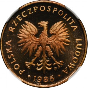 2 złote 1986 - NGC PF66 ULTRA CAMEO - LUSTRZANKA