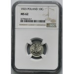 10 Pfennige 1923 - NGC MS62