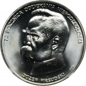 50.000 złotych 1988 Piłsudski - NGC MS65