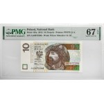 10 złotych 2012 - AA - PMG 67 EPQ