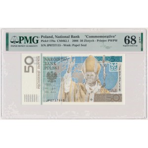 50 złotych 2006 - Jan Paweł II - PMG 68 EPQ