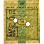 Pewex, 20 dolarów 1960 - Dh - WZÓR - numeracja bieżąca - PMG 55