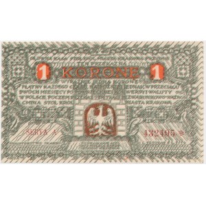 Kraków, 1 korona 1919 - A -