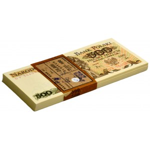 Unvollständiges Bankpaket 500 Gold 1982 - DY - (90 Stück).
