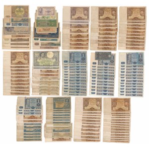 Large set of Polish and foreign banknotes (about 150 pieces).