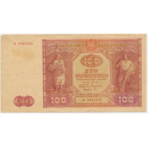 100 zloty 1946 - G -.