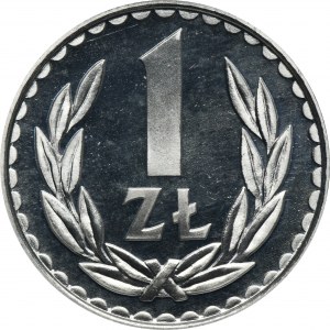 1 Zloty 1982 - LUSTRZANKA, dickes Datum