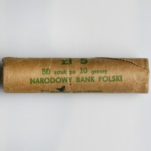 Rulon bankowy, 10 groszy Warszawa 1983 (50 szt.)