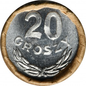 Bank rollover, 20 groszy Warsaw 1981 (50 pieces).
