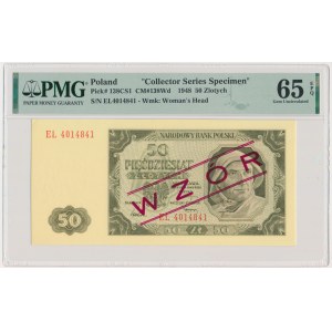 50 złotych 1948 - WZÓR - EL - PMG 65 EPQ