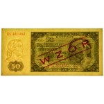 50 złotych 1948 - WZÓR - EL - PMG 65 EPQ