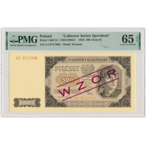 500 Gold 1948 - MODELL - CC - PMG 65 EPQ