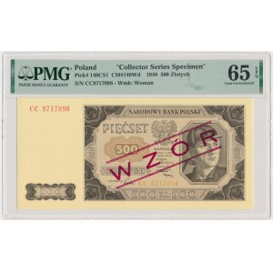 500 Gold 1948 - MODEL - CC - PMG 65 EPQ.