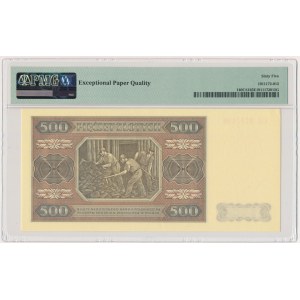 500 Gold 1948 - MODEL - CC - PMG 65 EPQ.