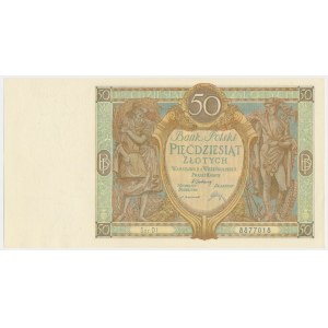 50 złotych 1929 - Ser.DL. -