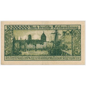 Danzig, 10 milion Mark 1923 - A -