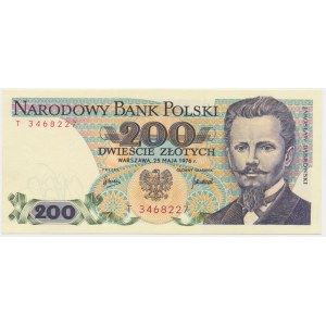 200 zloty 1976 - T - rare series